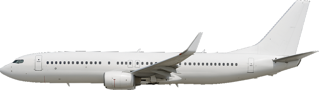 Ilustración del Boeing 737-800 del catálogo de aviones de iOS